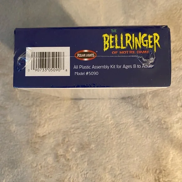 Vintage 90’s Polar Lights The Bell Ringer Of Notre Dame Model Kit - Picture 5 of 7